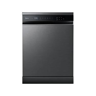 Imagem de Lava-Louças Midea SmartHome Black Inox com 14 Serviços, 09 Programas de Lavagem e Função Open Dry - MDWEF1433GBS