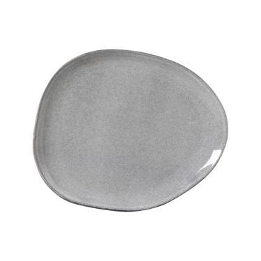 Imagem de Conjunto com 6 Pratos Raso Oval Orgânico Dust 31x24x2,5cm