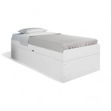 Imagem de Cama Solteiro Camila Branco  - Framar Móveis