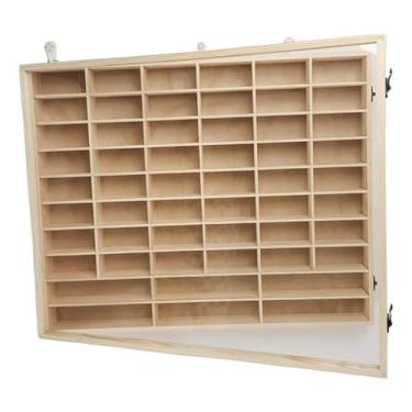 Imagem de JunZheHub Vitrine de Madeira para Carrinhos de Brinquedo, Suporte para Armazenamento de Miniaturas de Carros, Prática E Multifuncional.