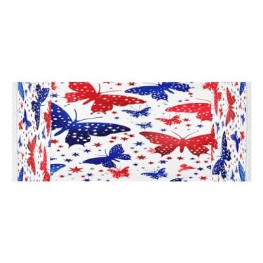 Imagem de Wassud Capas de lavadora e secadora Star Butterfly, protetor de lavadora com sacos de armazenamento, capa de geladeira à prova de poeira com bolsos para lavanderia doméstica, cozinha, 120 x 55 cm