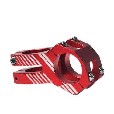Imagem de Mesa de guidão curta MTB 31,8x45mm em liga de alumínio para bicicletas de corrida, downhill e estrada.(45mm red)