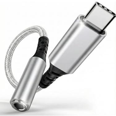 Imagem de Cabo Adaptador Usb C Para P2 3.5mm P3 Fone De Ouvido Headset com Chip DAC Tipo C Para P2 Auxiliar Compatível com iPhone 15 16 17 Galaxy S24 S25 Xiaomi Outros Grupo First Shop