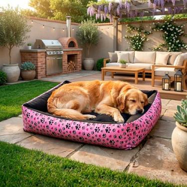 Imagem de Cama Pet Atacadão Grande – Proteção Impermeável e Maciez Extra (Fema)