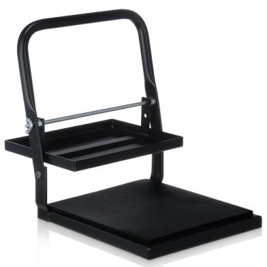 Imagem de Lounsweer Prensa de impressão em bloco, máquina de tipografia manual Linocut, altura ajustável, modelo B, prensa de aço para materiais de impressão em bloco de impressão