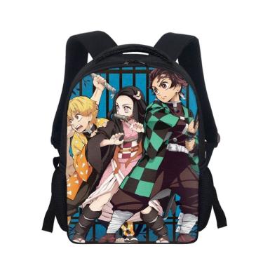 Imagem de Mochila Demons Slayers, mochila escolar infantil, poliéster 3D