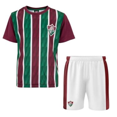 Imagem de Conjunto Braziline Fluminense Mini Craque Infantil
