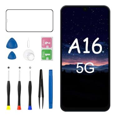 Imagem de Substituição de tela para Samsung Galaxy A16 5G com moldura (A166e A166u A166p S166v S166w S166dl) Montagem digitalizador LCD Touch Display com kits de reparo