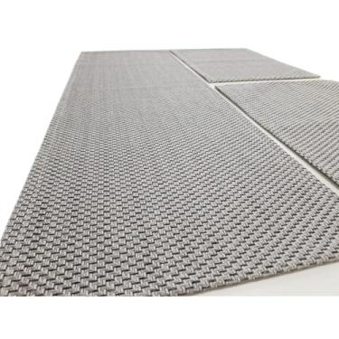 Imagem de Tapetes Cozinha Antiderrapante Geométrico (Havana cinza)