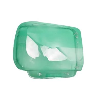 Imagem de Compatível com gmc sierra 2014-2018 caso de luz de lâmpada de cabeça automática carro frente farol lente capa abajur claro tampas farol escudo(Left and Right)