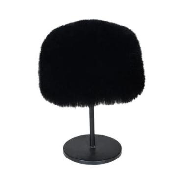 Imagem de Gorros Femininos Quentes E Peludos Estilo Coreano Cor Sólida Outono In