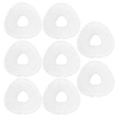 Imagem de WUERQIE Pacote com 8 almofadas de esfregão de substituição compatíveis com Narwal Z10 Ultra – Panos de limpeza de piso de microfibra laváveis para pisos duros e limpeza profunda
