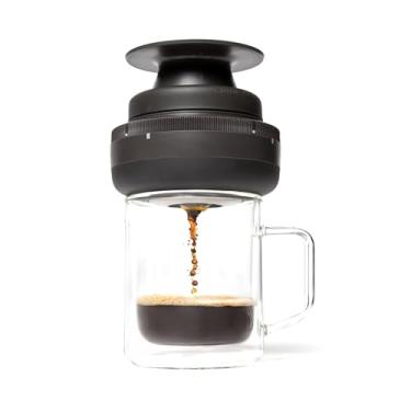 Imagem de Corkcicle Coffee Palmpress prensa francesa portátil de dose única - 227 g, café expresso preto