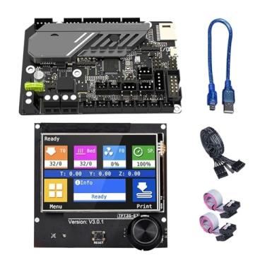 Imagem de Skr mini e3 v3.0 placa-mãe de 32 bits-onboard tmc2209, compatível com raspberry pi/ender3/ender5/cr10 + tft35 e3 v3.0 compatível(With TFT35 E3 V3.0)