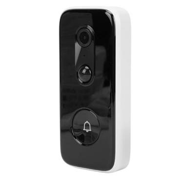 Imagem de Cryfokt Câmera de Campainha Visual Sem Fio Inteligente Com Campainha, Conversa Bidirecional, Visão Noturna, Reconhecimento de Veículo Pessoal, WiFi 2.4G, Armazenamento Em Nuvem e Cartão