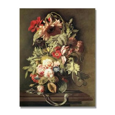 Imagem de Arte de parede colorida de especiarias e colher de tempero | Decoração de cozinha vintage | Arte moderna para casa e sala de jantar B113. Tela somente 60x80cm-23,7x31,5 pol