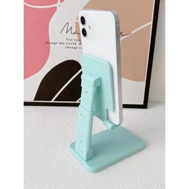 Imagem de 1 suporte dobrável para celular de mesa, adequado para assistir séries de TV, estudar e trabalhar, fácil de transportar, 4 cores disponíveis, adequado para presentes de aniversário, material escolar