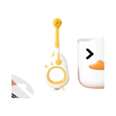 Imagem de Escova De Dente Infantil Em Estilo Cartoon Para Bebês De 0 a 3 Anos Co