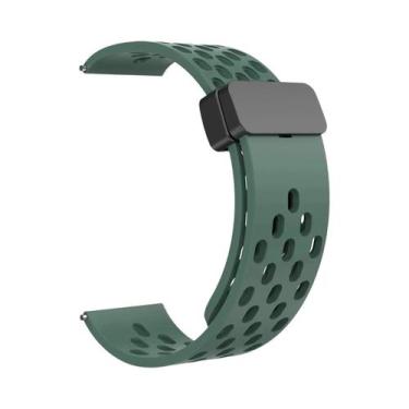 Imagem de Pulseira De Silicone Com Fecho Magnético De 22mm Para Zeblaze Btalk 3 