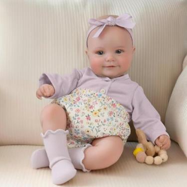 Imagem de Boneca Maddie Bebê Reborn Realista Corpo De Silicone - GRS TOYS