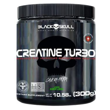 Imagem de Creatina Turbo 300g - Black Skull, 1 Unidade, Limão