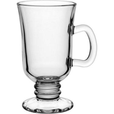 Imagem de KIT 6 XÍCARA IRISH COFFE HOMECO VIDRO 250ml 14x7x7 TRANSPARENTE - HOME