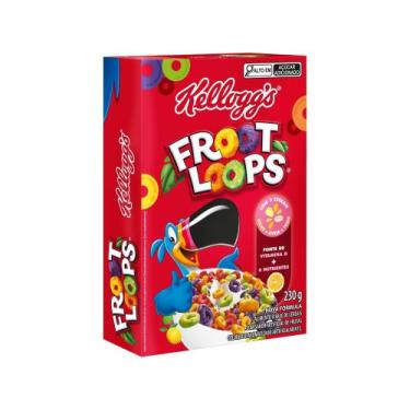 Imagem de Cereal Matinal Infantil Frutas Kelloggs - Froot Loops 230g - Kellogg'S