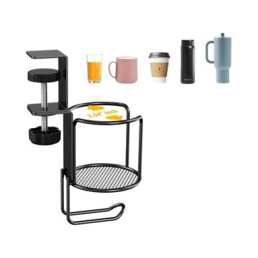 Imagem de Organizador De Cabos De Aço Para Mesa Sem Perfuração, Prateleira De Ar