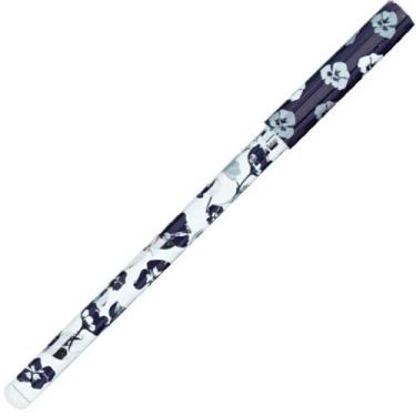 Imagem de Caneta esferográfica escrita azul 1.0mm Flower Branca Molin