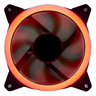 Imagem de Cooler Para Gabinete K-mex 120 X 120 X 25 Af-q1225 Led Vermelho