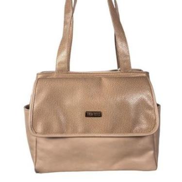 Imagem de Bolsa Alça Ombro Trissê Grande Caramelo-Feminino