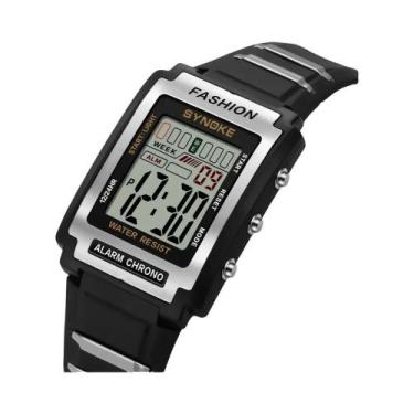 Imagem de Relógio Esportivo Masculino À Prova D'Água 50M Estilo Retrô SYNOKE Com