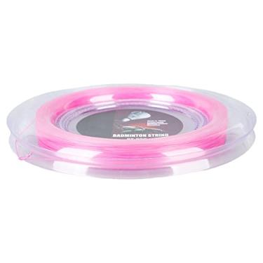 Imagem de aqxreight Corda de Badminton de Nylon 0,72 Mm 200m - Linha de Raquete de Alta Elasticidade para Treinamento e Partidas - Corda de Reposição para Jogadores Avançados - BX 650 (Róseo)