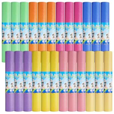 Imagem de Funtery 24 peças de tapete de ioga de 3 mm de espessura, 173 cm x 61 cm, tapete de exercícios antiderrapante, almofada de ioga para mulheres, crianças, academia, casa, pilates, material confiável e