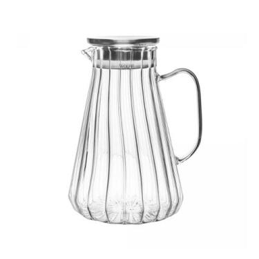 Imagem de Jarra de Vidro com Tampa de Metal Classic 1,7L - Wolff