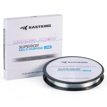 Imagem de KastKing Linha multiuso de monofilamento premium, transparente, 150 metros, 20 kg