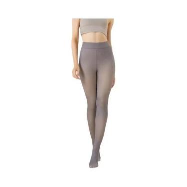 Imagem de Meia-calça Térmica Feminina De Cintura Alta 220g, Grossa, Alta Elastic