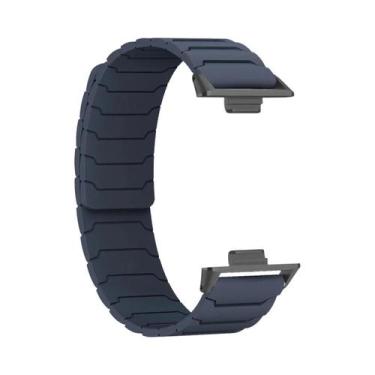 Imagem de Pulseira Magnética De Silicone Para Xiaomi MiBand 8 pro 9 pro Redmi Wa