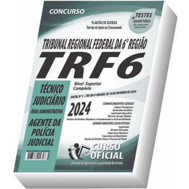Imagem de Apostila Trf 6 Técnico - Administrativa - Agente Da Polícia
