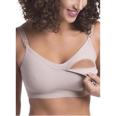 Imagem de Sutiã Amamentação Sem Costura Trifil ref. 1323, Macadâmia, 46