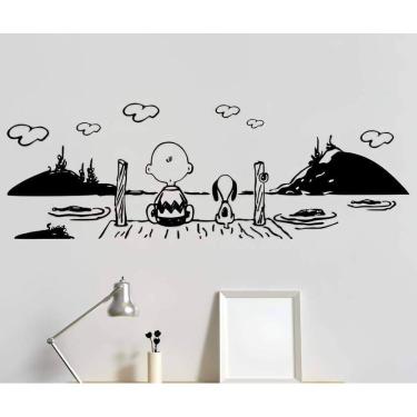 Imagem de Adesivo De Parede Snoopy E Charlie Brown