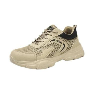 Imagem de Tênis De Segurança Masculino Respirável Para Trabalho, Antiperfuração,