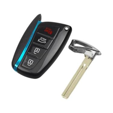 Imagem de Capa De Chave Automotiva Hyundai Genesis Santa Fe Equus Azera KEYYOU 2