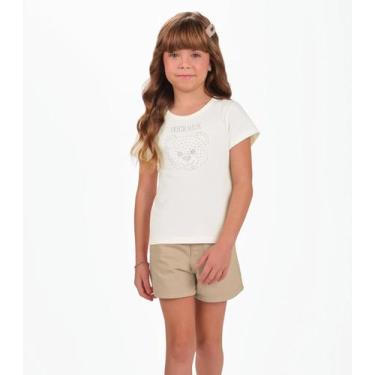 Imagem de Conjunto Infantil Blusa Com Shorts Trick Nick Bege, 3, Bege