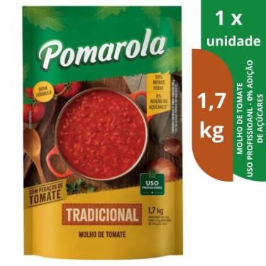 Imagem de Molho De Tomate Pomarola Tradicional 1,7kg Profissional