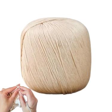 Imagem de Fio de lã, fio macio de crochê de algodão, fio de tricô à mão, necessidade doméstica para tricô, crochê, artesanato, acessórios