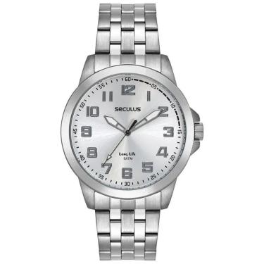 Imagem de Relógio Seculus Masculino Ref: 44293g0svna2 Casual Prateado