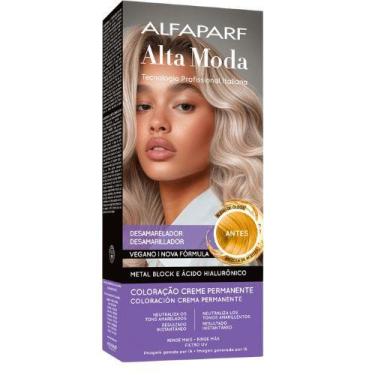 Imagem de Alta moda tintura colore desamarelador 150g kit