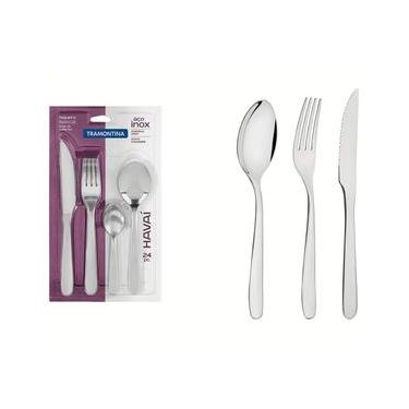 Imagem de Faqueiro 24 Peças Tramontina Havaí em Aço Inox