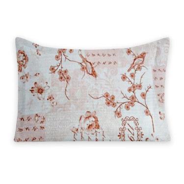 Imagem de Porta Travesseiro Piquet 70cm x 50cm - Dryka Enxovais, Pássarinhos
